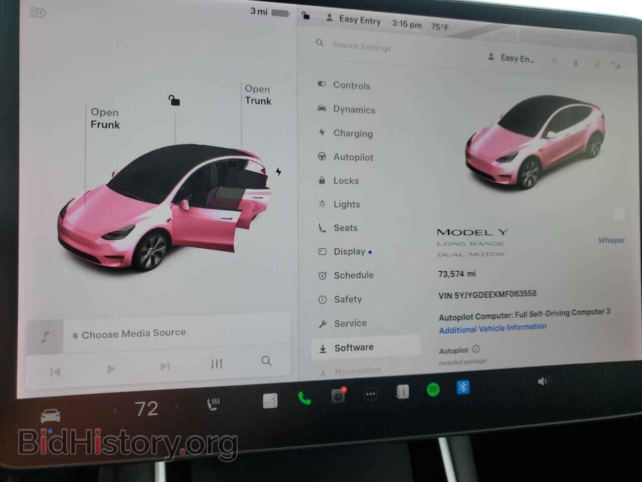 2021 TESLA MODEL Y - VIN: 5YJYGDEEXMF063558 - Photo 9