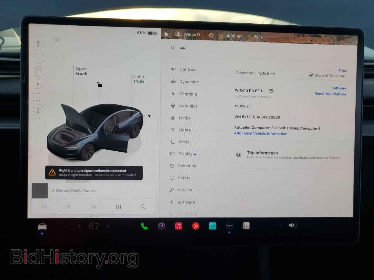 2025 TESLA MODEL 3 - VIN: 5YJ3E1EA8SF022029 - Photo 9