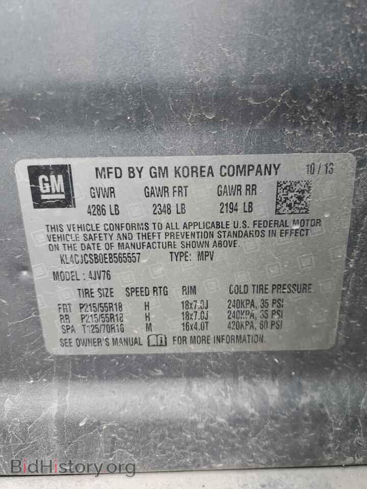 2014 BUICK ENCORE - VIN: KL4CJCSB0EB565557 - Photo 14