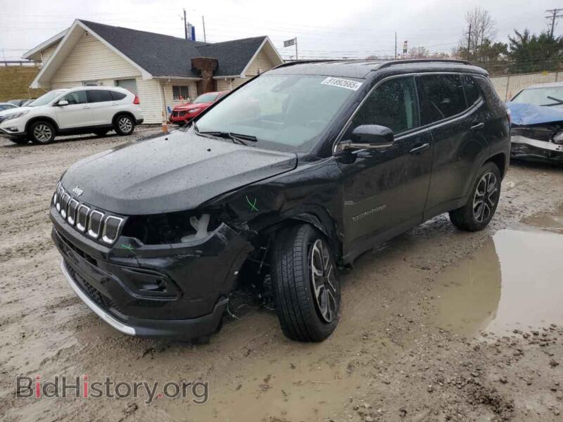 2022 Jeep COMPASS Limited (VIN 3C4NJDCB5NT173630) — фото 1 из 13, Copart, повреждение: передняя часть