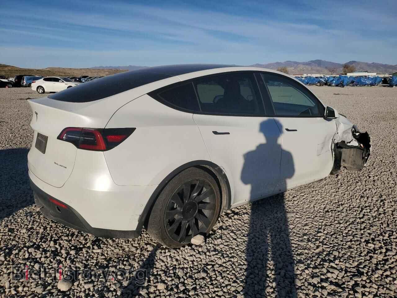 2022 TESLA MODEL Y - VIN: 7SAYGDEE1NF481303 - Фото 3