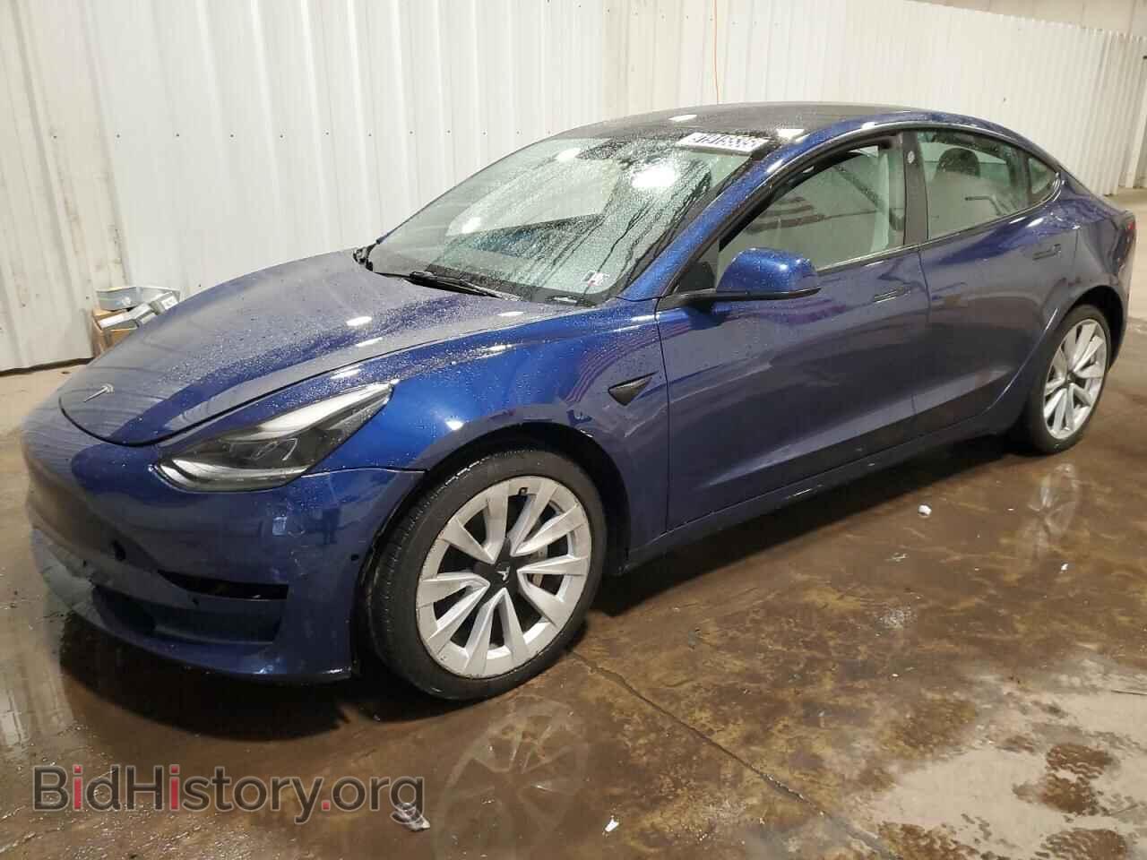 Photo 5YJ3E1EA4NF372620 - TESLA MODEL 3 2022