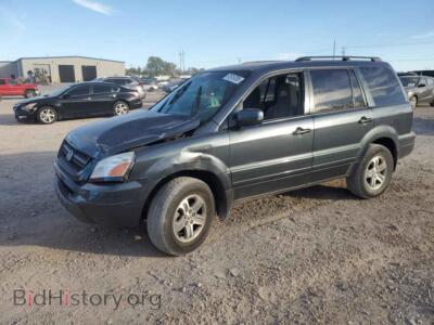 2005 Honda PILOT EX, green — VIN 5FNYF18445B056997, Copart