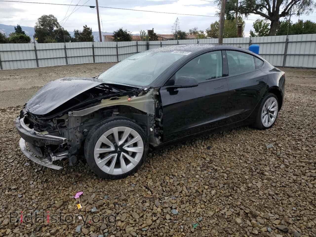 Photo 5YJ3E1EA3NF291396 - TESLA MODEL 3 2022