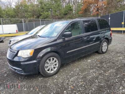 2014 Chrysler MINIVAN Touring, черный — VIN 2C4RC1BG3ER237111, Copart