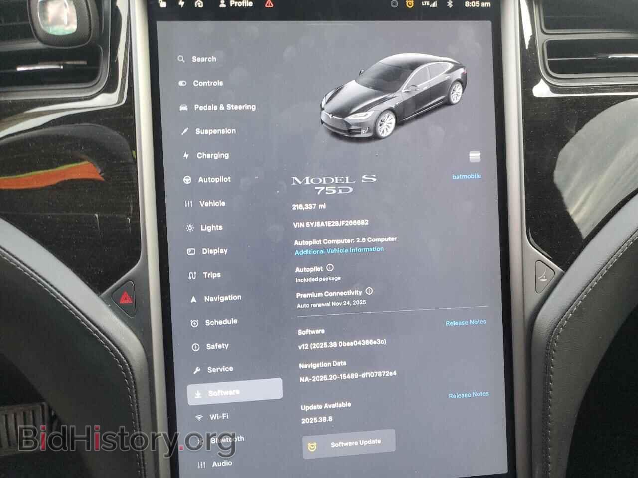 2018 TESLA MODEL S - VIN: 5YJSA1E28JF266682 - Photo 9