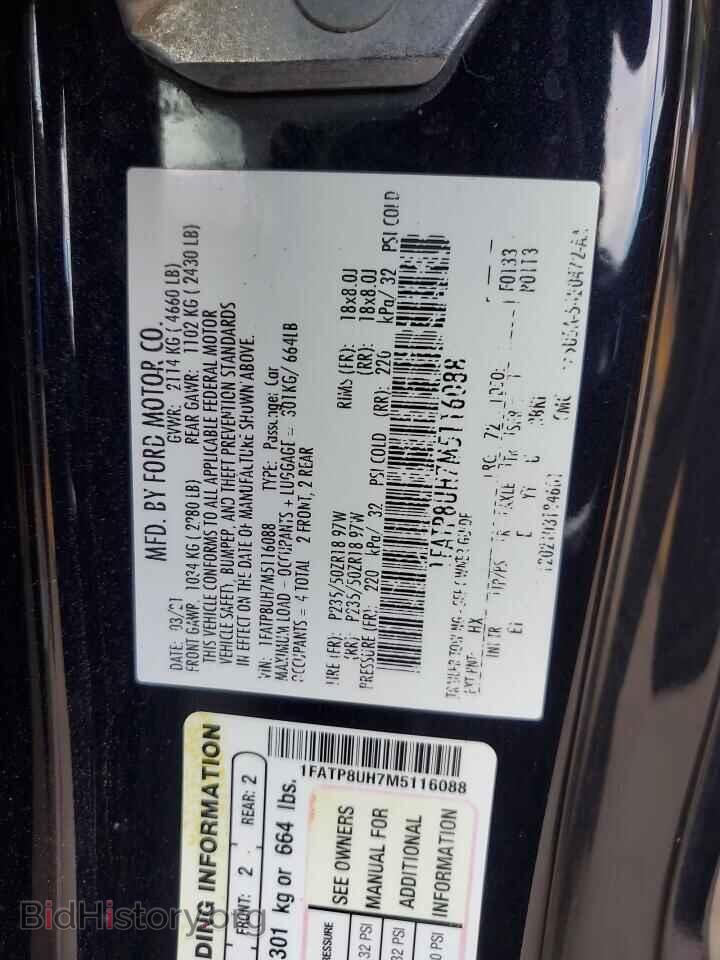 2021 FORD ALL Models - VIN: 1FATP8UH7M5116088 - Photo 12
