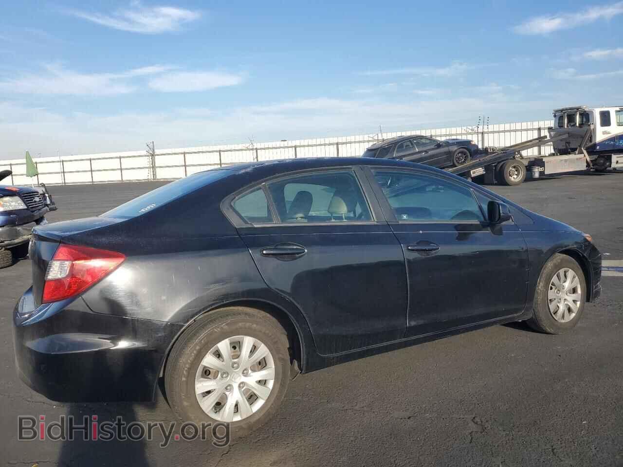 2012 HONDA CIVIC - VIN: 2HGFB2F57CH604133 - Фото 3