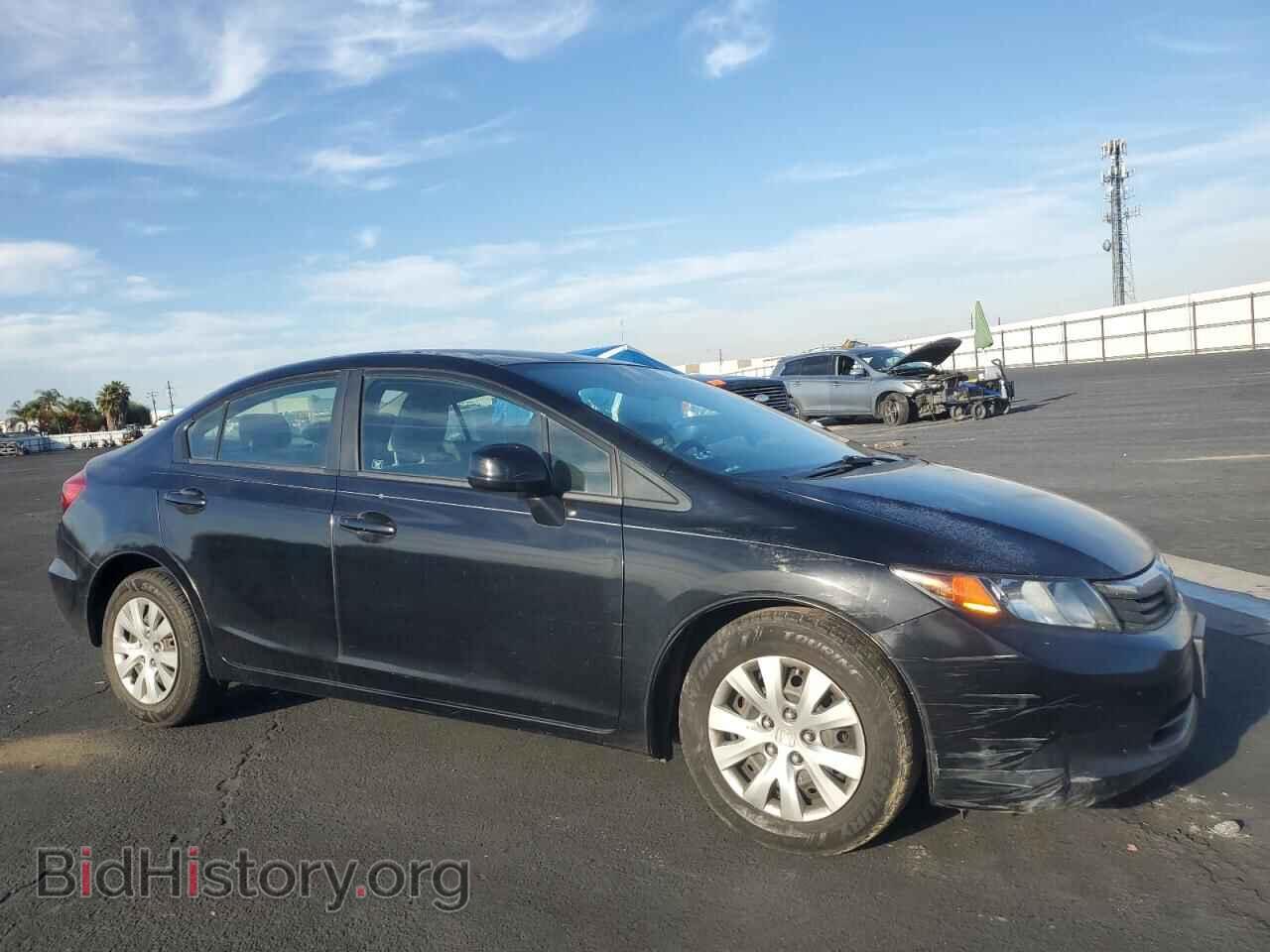2012 HONDA CIVIC - VIN: 2HGFB2F57CH604133 - Фото 4
