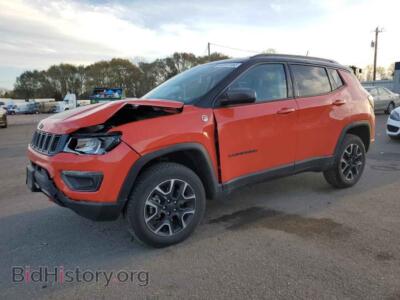 2020 Jeep COMPASS Trailhawk, orange — VIN 3C4NJDDB6LT156900, Copart