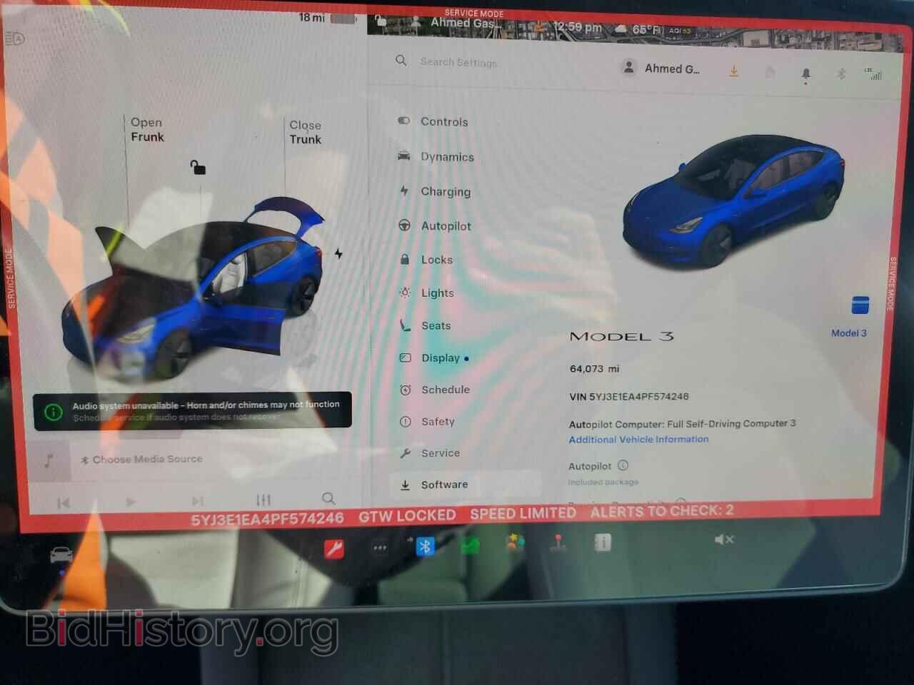 2023 TESLA MODEL 3 - VIN: 5YJ3E1EA4PF574246 - Photo 9