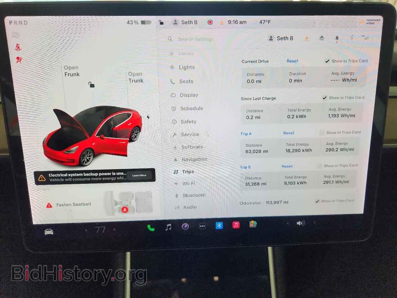 2018 TESLA MODEL 3 - VIN: 5YJ3E1EB2JF083738 - Photo 9