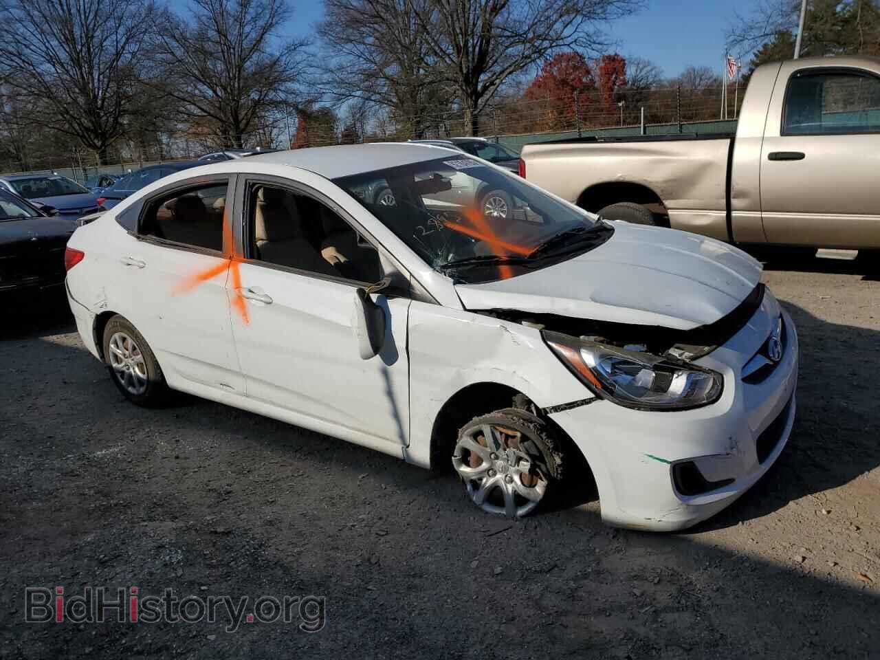 2013 HYUNDAI ACCENT - VIN: KMHCT4AE1DU535001 - Фото 4