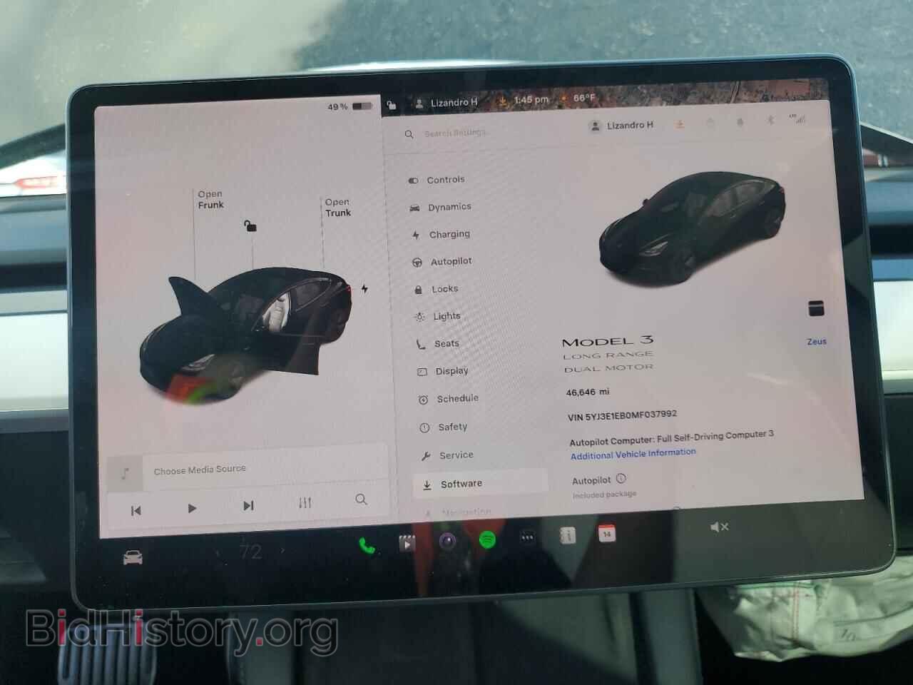 2021 TESLA MODEL 3 - VIN: 5YJ3E1EB0MF037992 - Photo 9