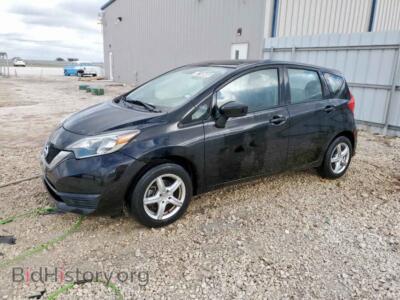 2019 Nissan VERSA S, black — VIN 3N1CE2CP3KL359600, Copart