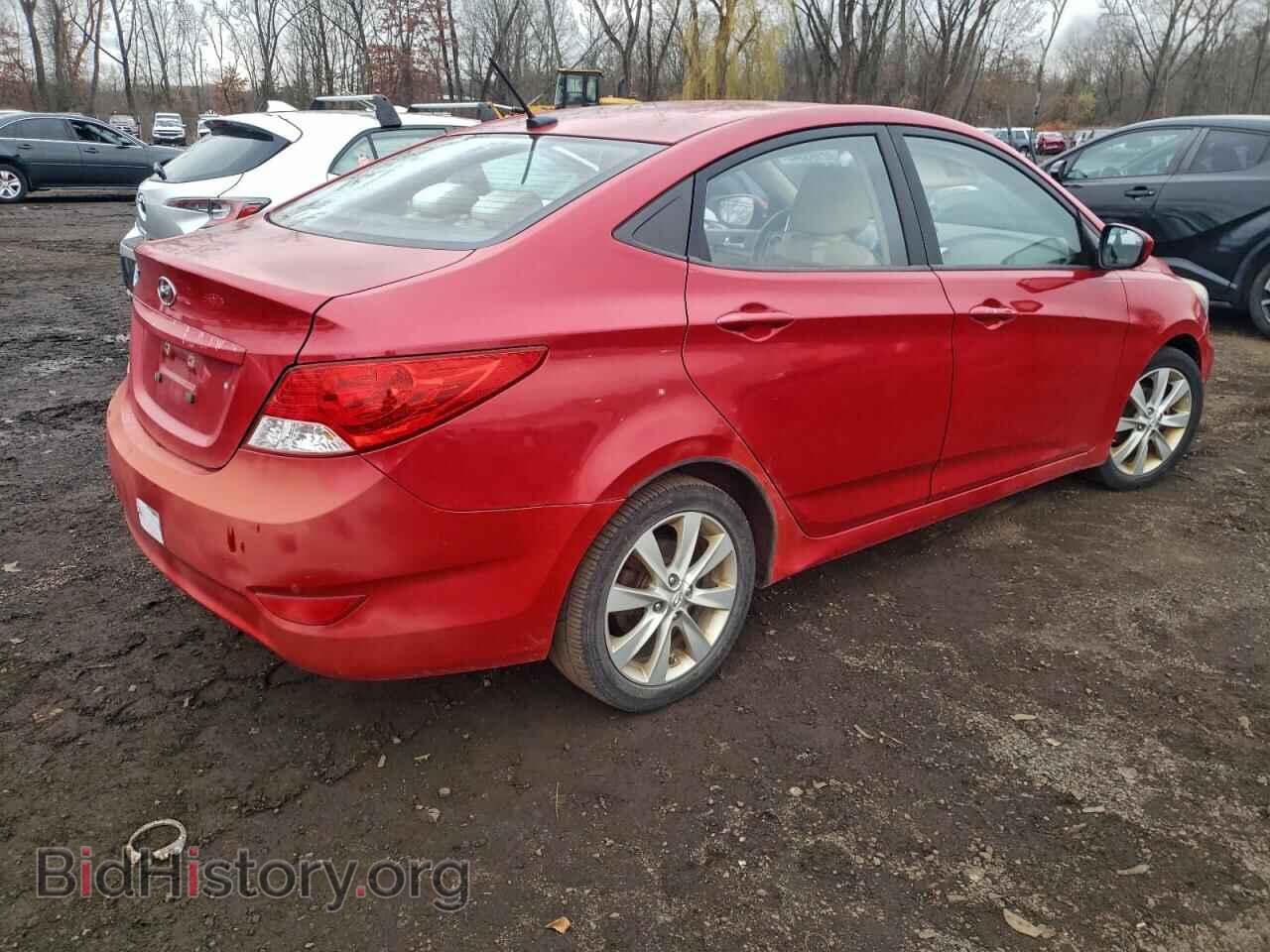 2012 HYUNDAI ACCENT - VIN: KMHCU4AE1CU166829 - Фото 3