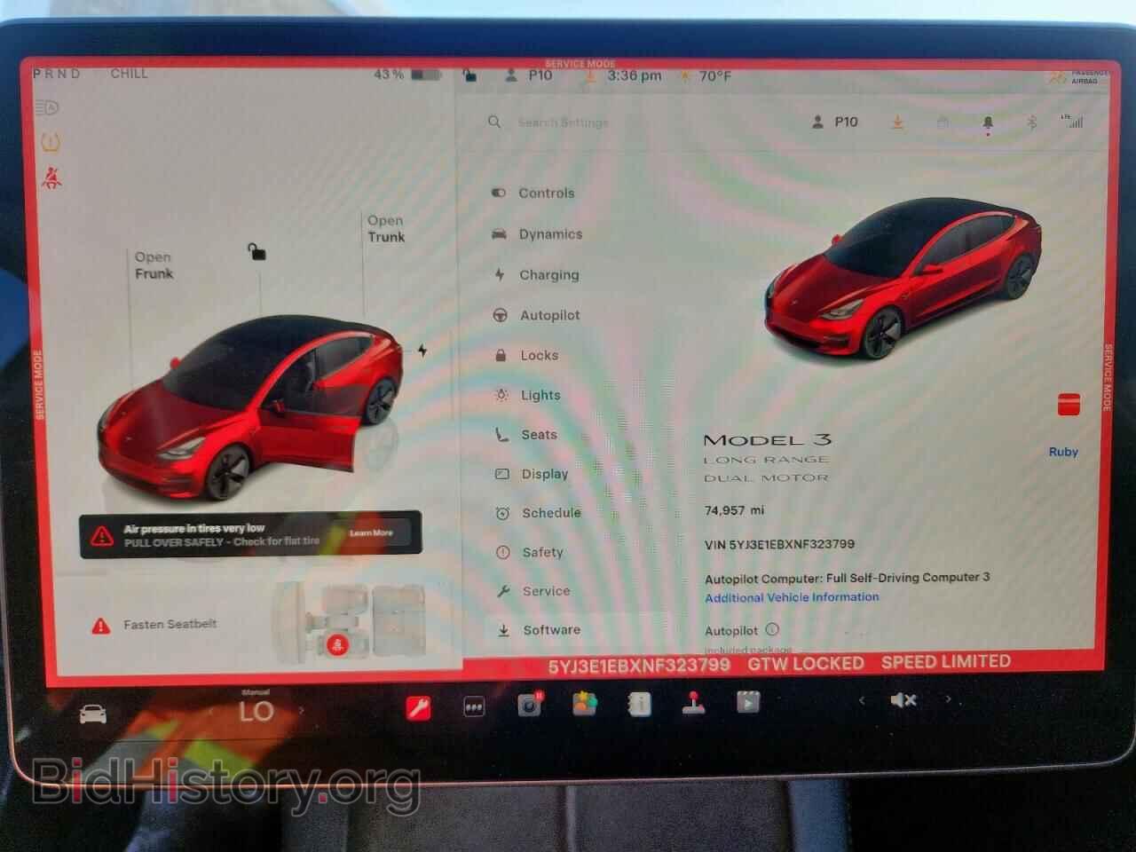 2022 TESLA MODEL 3 - VIN: 5YJ3E1EBXNF323799 - Photo 9