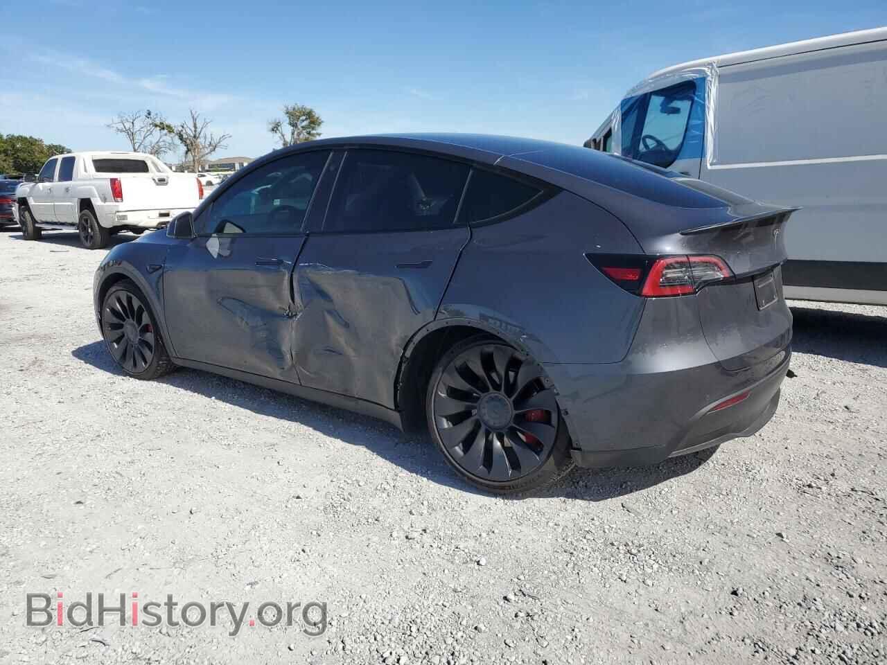 2022 TESLA MODEL Y - VIN: 7SAYGDEF6NF521271 - Фото 2