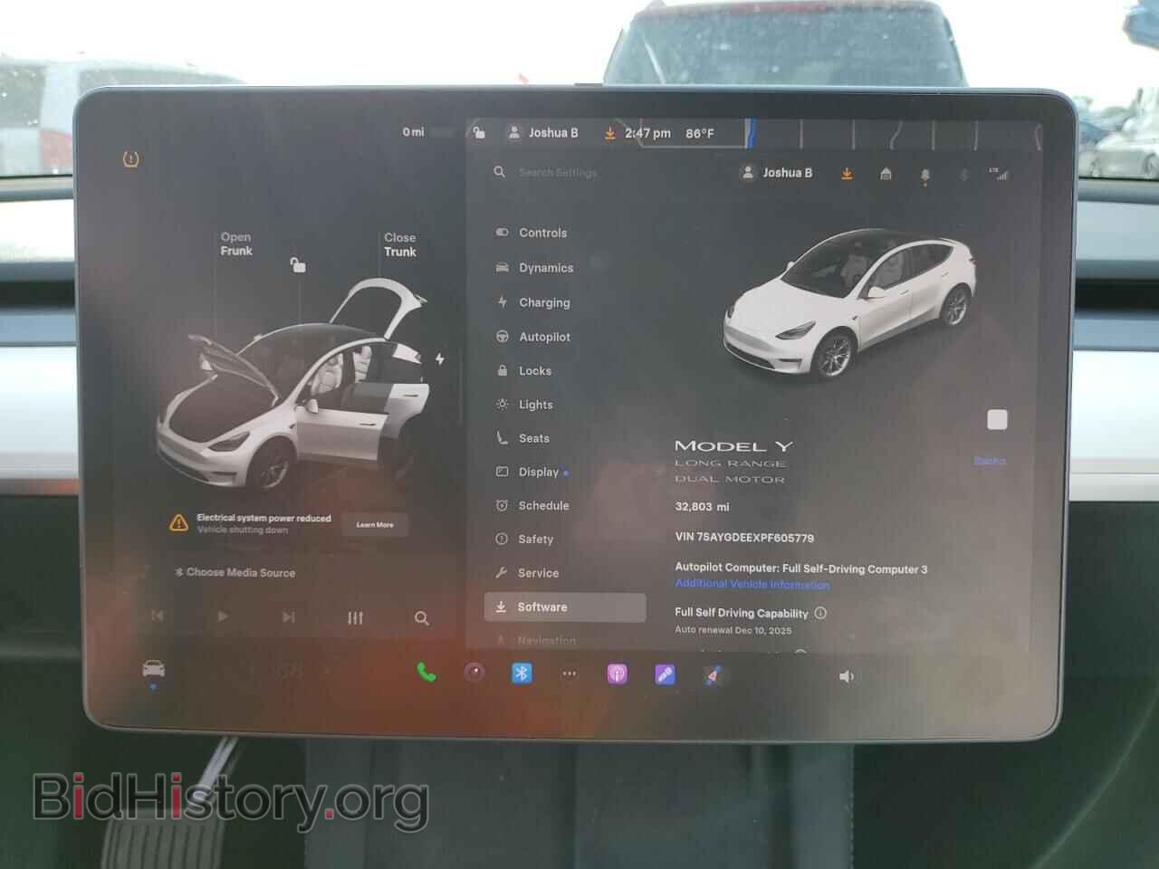 2023 TESLA MODEL Y - VIN: 7SAYGDEEXPF605779 - Фото 9