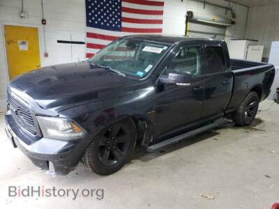 2018 RAM 1500 Sport, черный — VIN 1C6RR7HT5JS247774, Copart