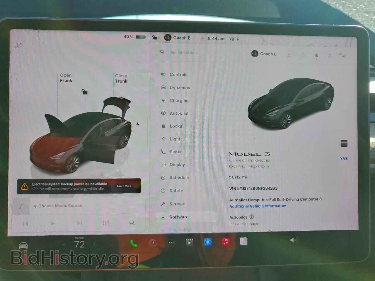 2022 TESLA MODEL 3 - VIN: 5YJ3E1EB6NF234263 - Фото 9
