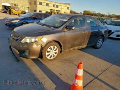 2012 Toyota COROLLA Base, charcoal — VIN 5YFBU4EE8CP060157, Copart