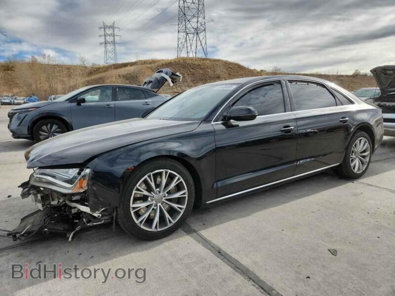 2011 Audi A8 L Quattro (VIN WAURVAFD4BN006251) — фото 1 из 14, Copart, повреждение: передняя часть