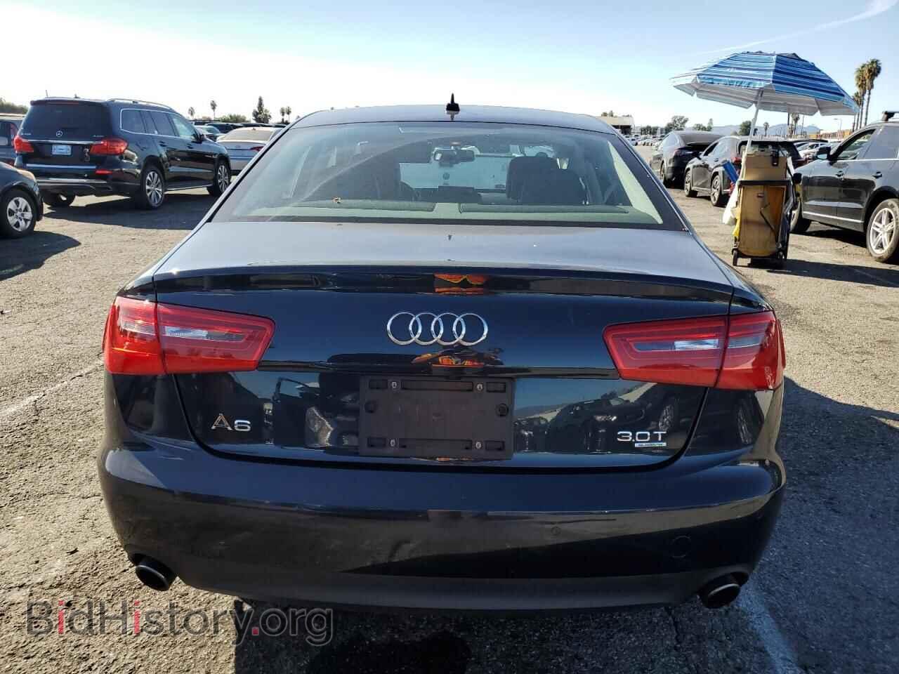 2012 AUDI A6 - VIN: WAUGGAFC9CN155068 - Фото 6
