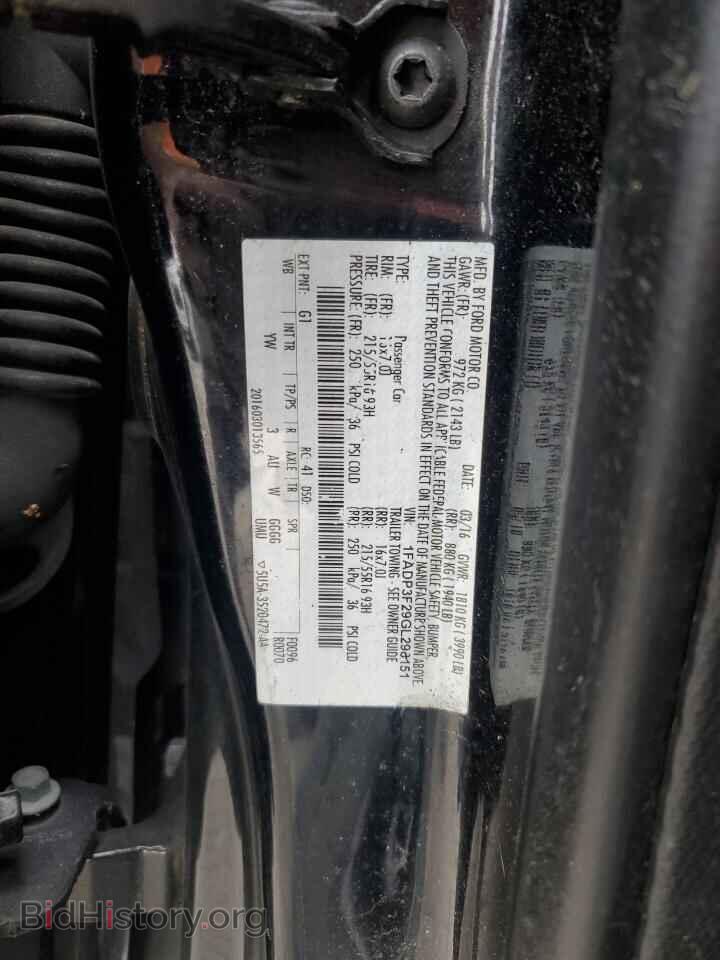 2016 FORD FOCUS - VIN: 1FADP3F29GL298151 - Фото 12