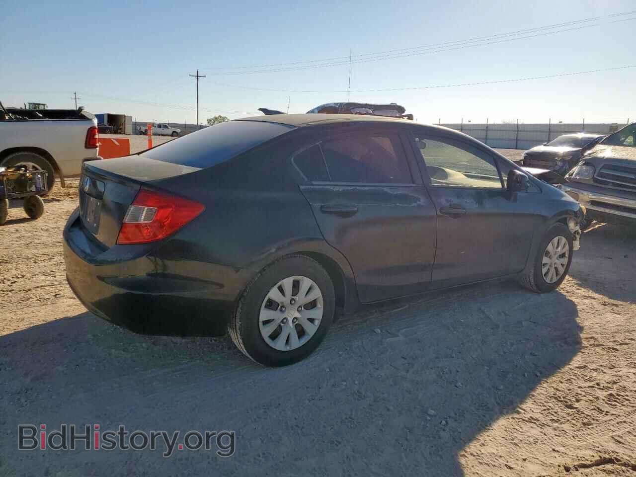2012 HONDA CIVIC - VIN: 2HGFB2F53CH604856 - Фото 3