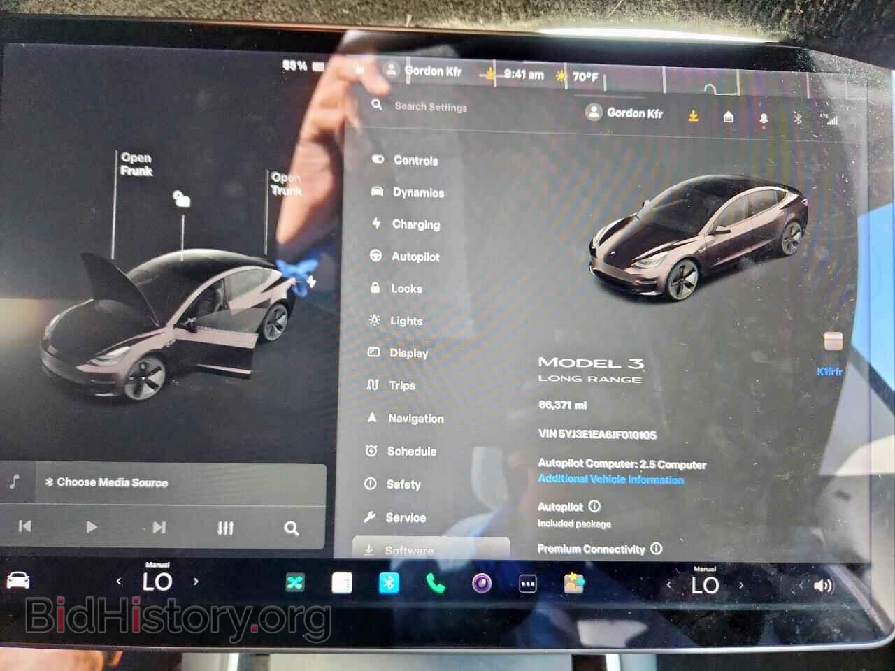 2018 TESLA MODEL 3 - VIN: 5YJ3E1EA6JF010105 - Фото 9