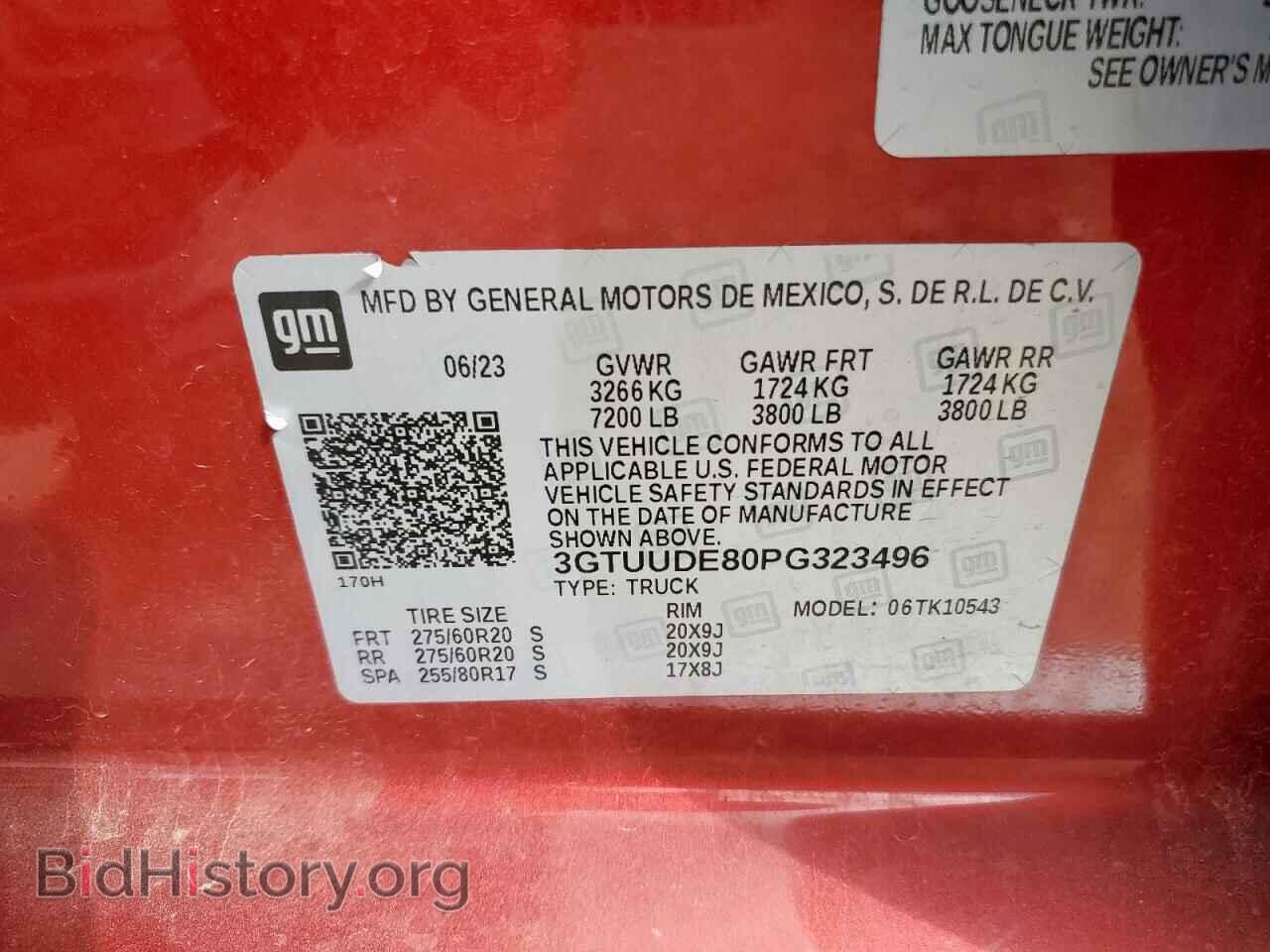 2023 GMC SIERRA - VIN: 3GTUUDE80PG323496 - Фото 12