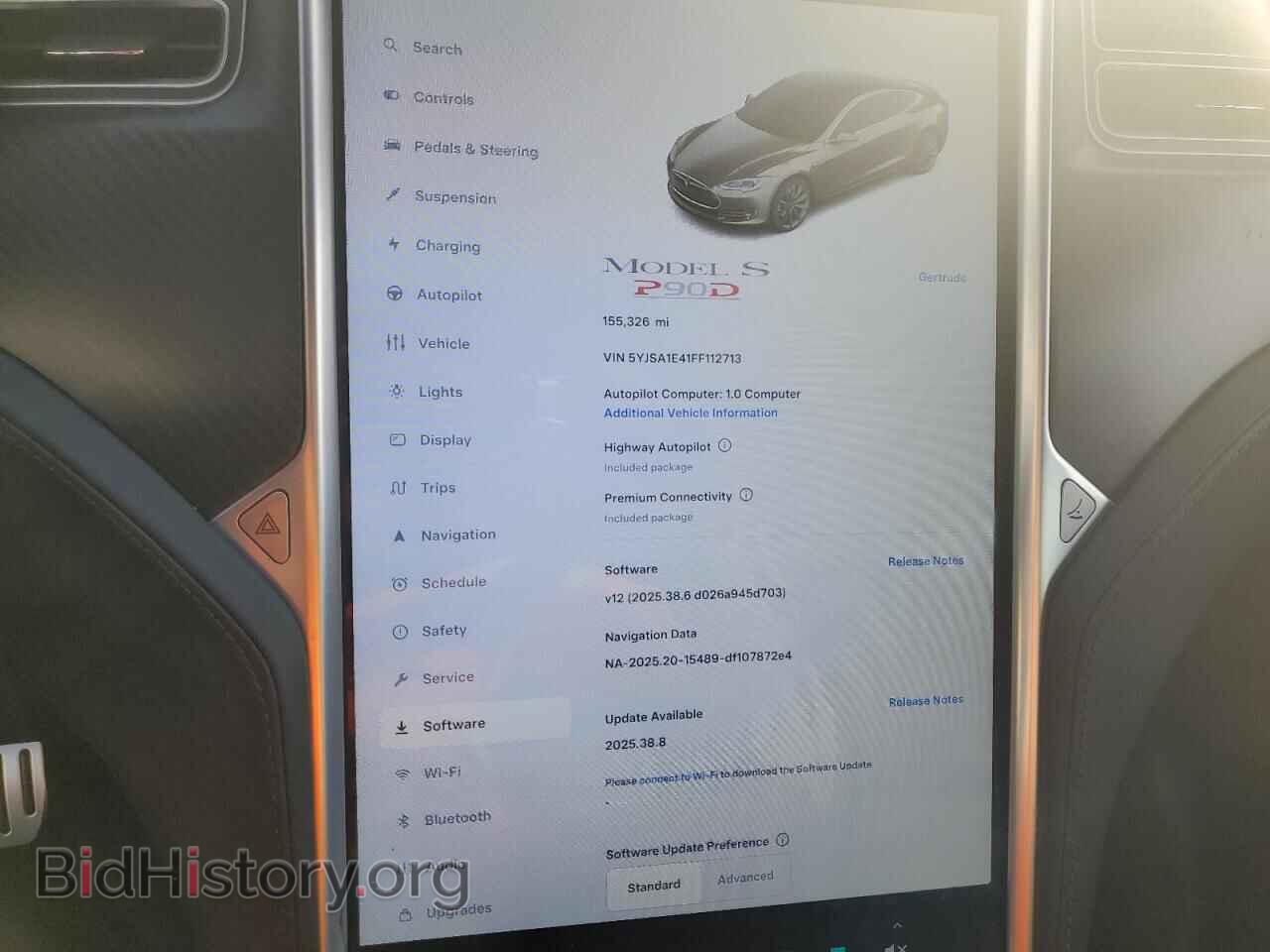 2015 TESLA MODEL S - VIN: 5YJSA1E41FF112713 - Photo 9