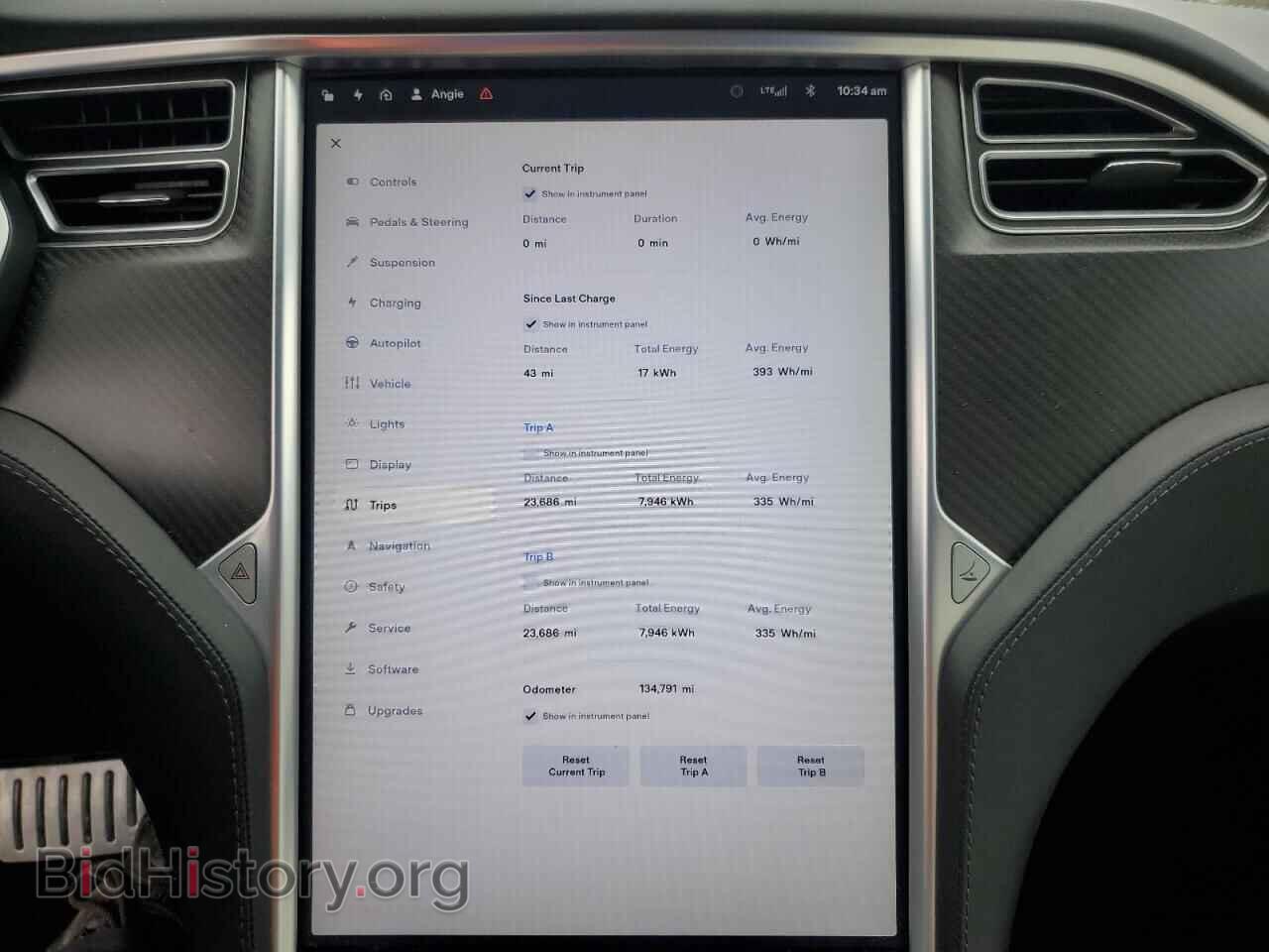 2017 TESLA MODEL S - VIN: 5YJSA1E42HF231454 - Фото 9