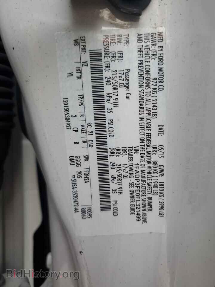 2015 FORD FOCUS - VIN: 1FADP3FE0FL321499 - Фото 13
