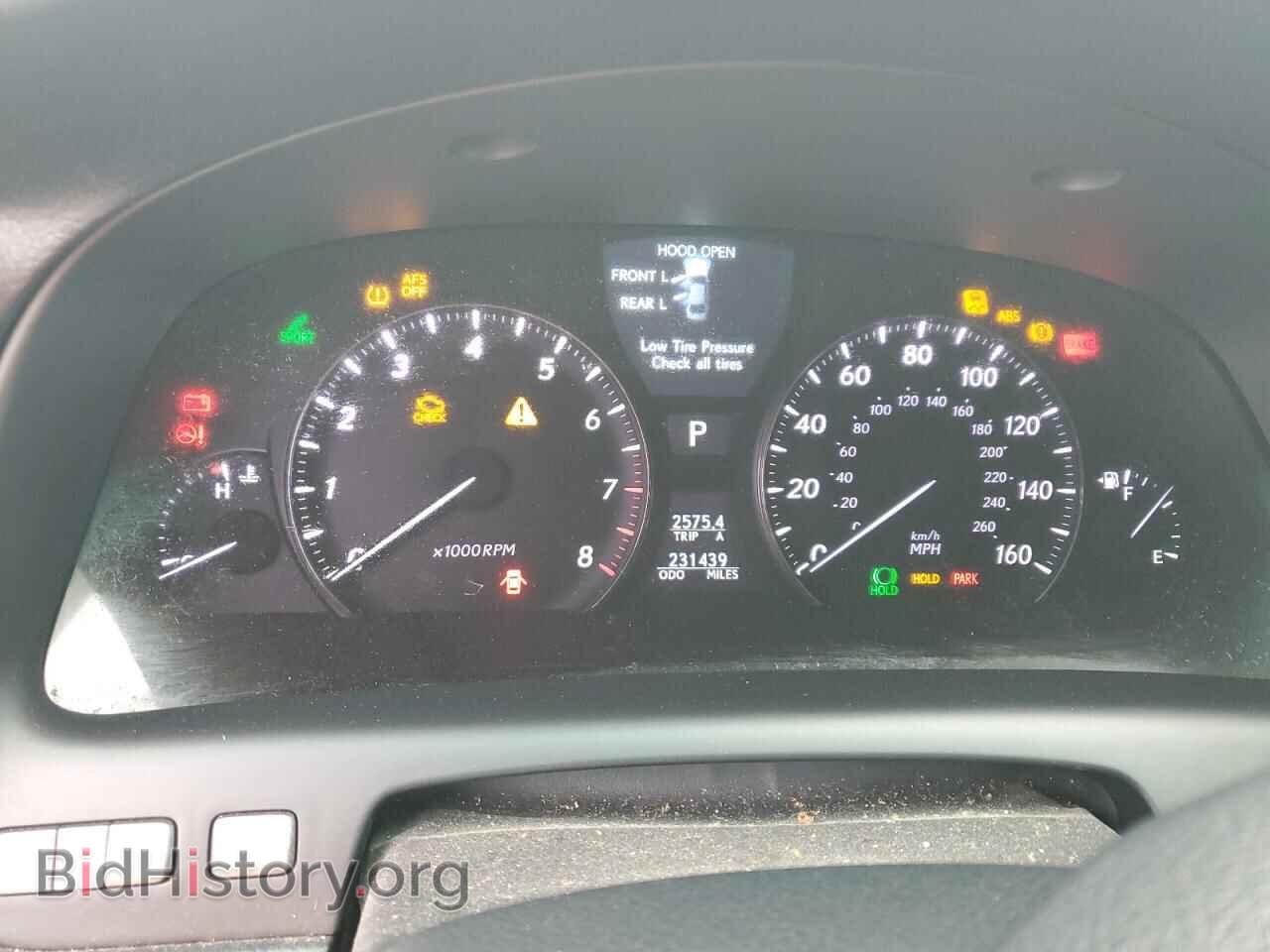 2009 LEXUS LS460 - VIN: JTHDL46F895000919 - Фото 9
