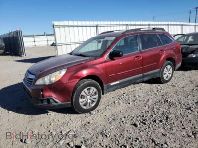 2011 Subaru OUTBACK 2.5I, бордовый — VIN 4S4BRCAC3B3426691, Copart