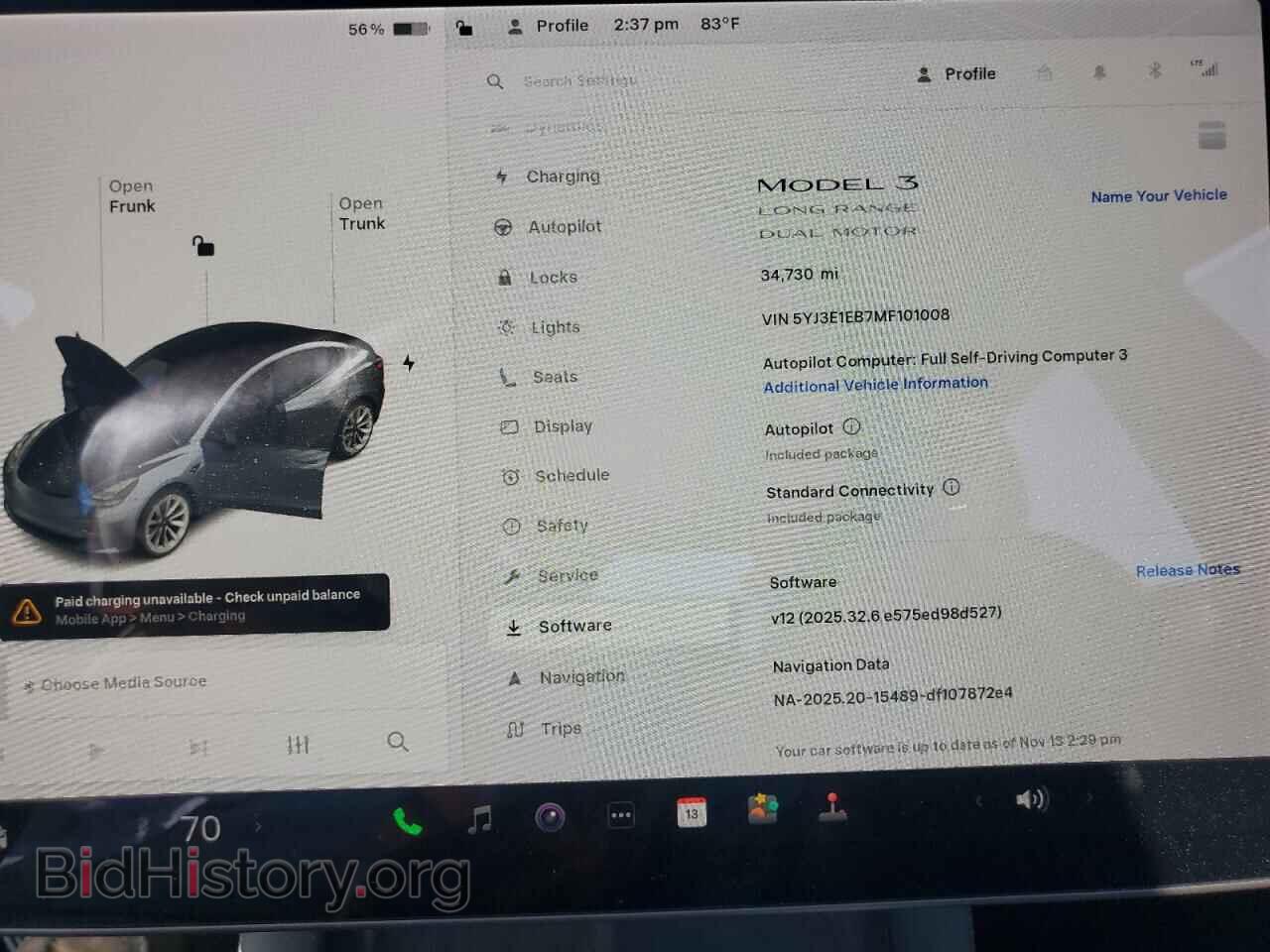 2021 TESLA MODEL 3 - VIN: 5YJ3E1EB7MF101008 - Photo 9