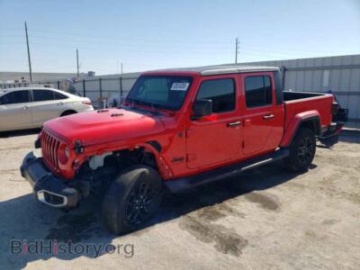 2023 Jeep GLADIATOR Sport, красный — VIN 1C6HJTAG2PL556484, Copart