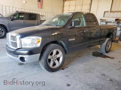 2008 Dodge RAM 1500 ST, black — VIN 1D7HA18N28S616729, Copart