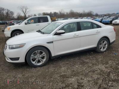 2013 Ford TAURUS SEL, белый — VIN 1FAHP2E87DG121636, Copart