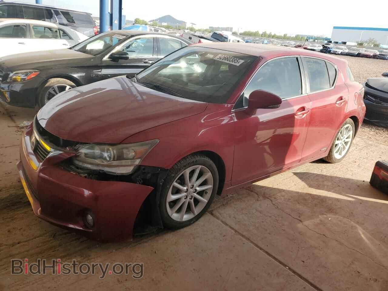 Photo JTHKD5BH9C2087644 - LEXUS CT 200 2012