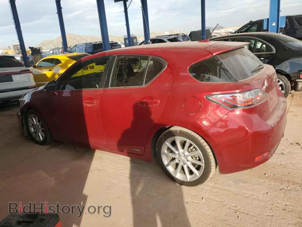 2012 LEXUS CT 200 - VIN: JTHKD5BH9C2087644 - Фото 2