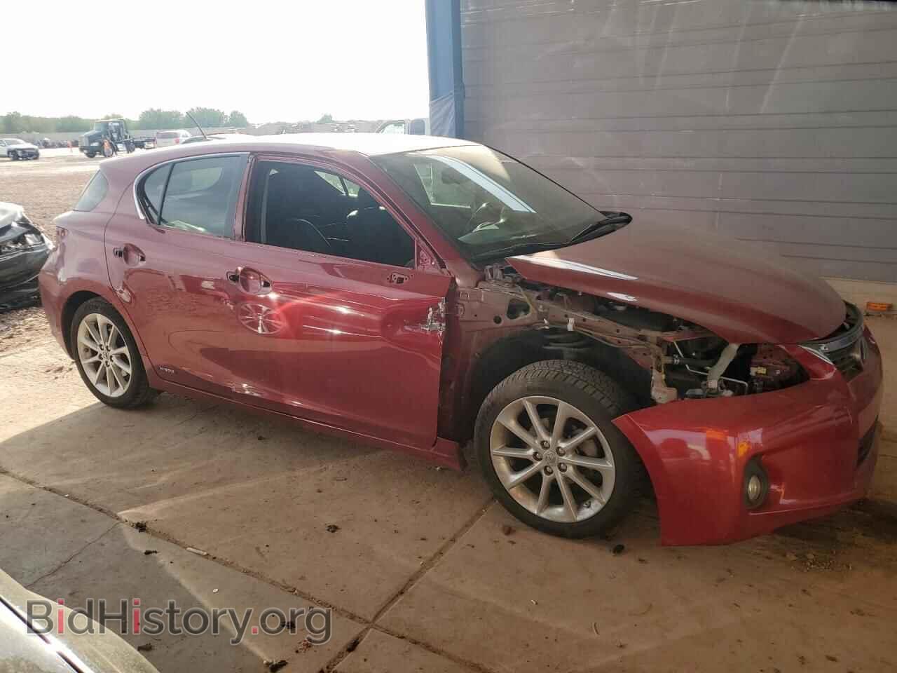 2012 LEXUS CT 200 - VIN: JTHKD5BH9C2087644 - Фото 4