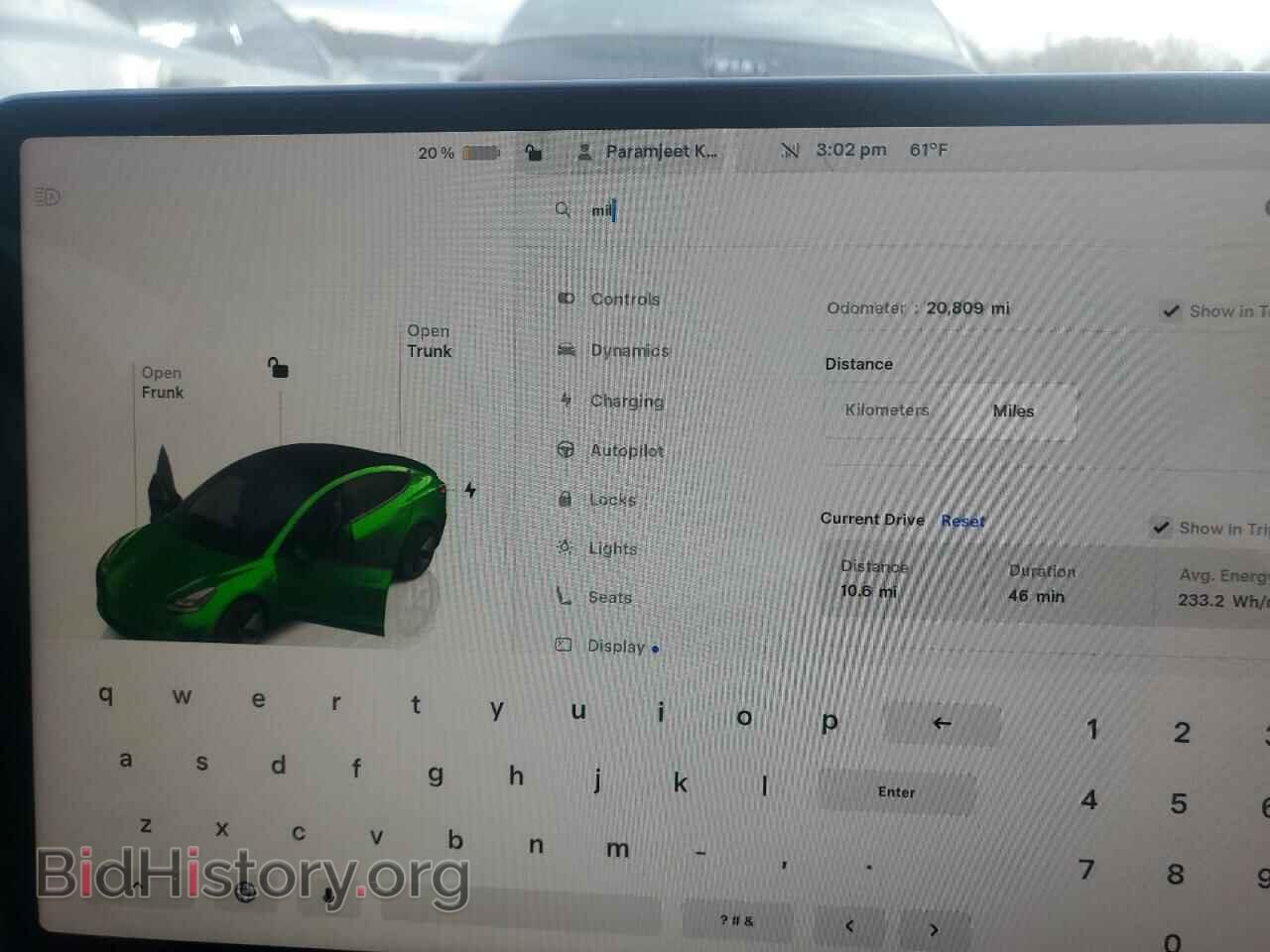 2023 TESLA MODEL 3 - VIN: 5YJ3E1EA4PF649687 - Фото 9