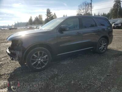 2017 Dodge DURANGO GT, charcoal — VIN 1C4RDJDG4HC737155, Copart