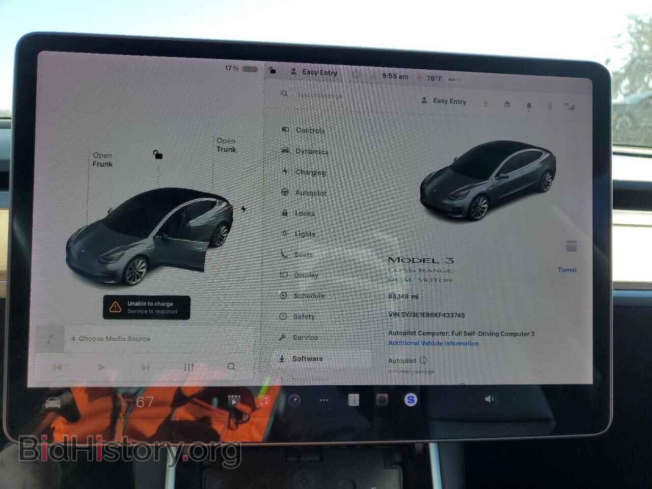 2019 TESLA MODEL 3 - VIN: 5YJ3E1EB6KF433745 - Photo 9