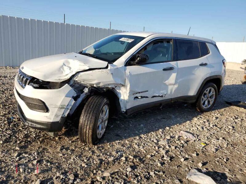 2025 Jeep COMPASS Sport (VIN 3C4NJDAN7ST566103) — фото 1 из 13, Copart, повреждение: передняя часть