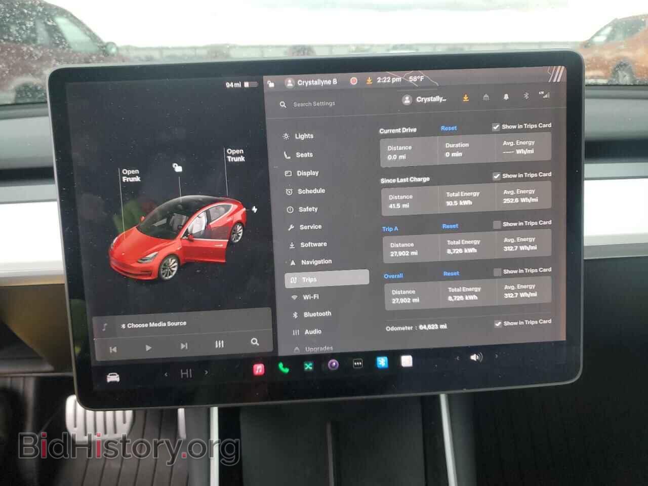 2019 TESLA MODEL 3 - VIN: 5YJ3E1EB9KF454914 - Фото 9