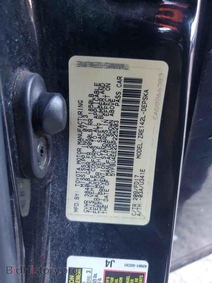 2013 TOYOTA COROLLA - VIN: 5YFBU4EE2DP225203 - Фото 12